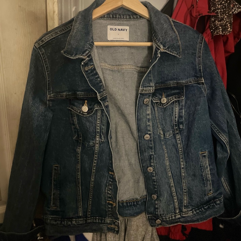 Old navy blue denim Jean Jacket